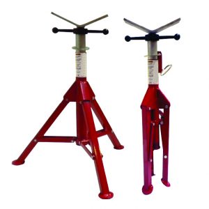 Pipe Stand Folding Leg C/W V Head capacity 1 - 12