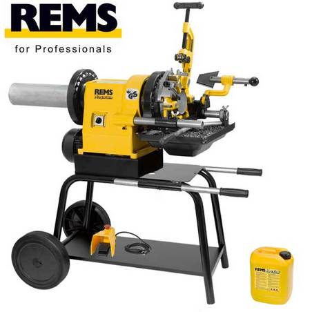 REMS 380444 Magnum 110 volt 4000 L-T 1/2-4 inch BSPT c/w Wheel Stand+Oil - Image 2