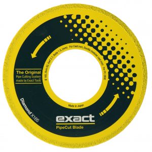 Exact 7010493 Pipecut Diamond Cut Blade 165 mm for cast & ductile iron
