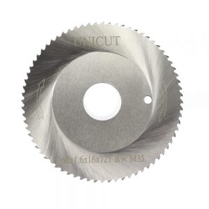 GF-Orbitalum Compatible UNI-2CUT Saw Blade 68Dx1.6Wx72T 5% Cobalt for 1-3 mm wall thickness