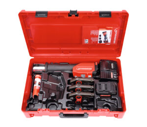 Romax 4000 Press Tool M 15-22-28 mm for Yorkshire, Geberit, Sanha 1 x 18v Battery + Charger + Rothenberger Bonus Points for 2nd Battery