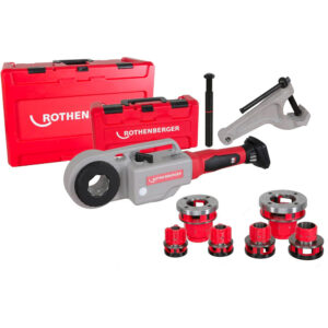 Rothenberger Supertronic 2000E 1/2 -2 Inch cordless Hand Held Pipe Threader with 1 x 18v CAS 4 AH Battery + 1 Charger