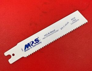 Rems and Ridgid Compatible Reciprocating U shank Saw Blades for 2 in Pipe Bi Metal<4mm Wall PKT 5